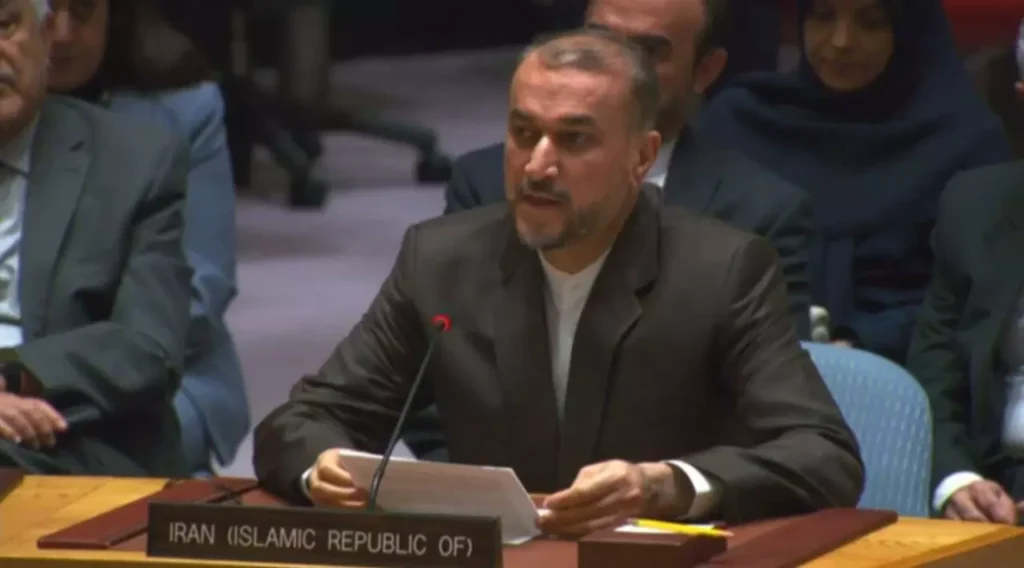 سوژه شدن انگلیسی صحبت کردن حسین امیرعبداللهیان در شورای امنیت + ویدئو
