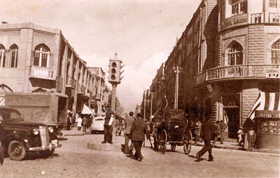 تصاویری از خیابان ناصرخسرو تهران؛ ۹۰ سال قبل!