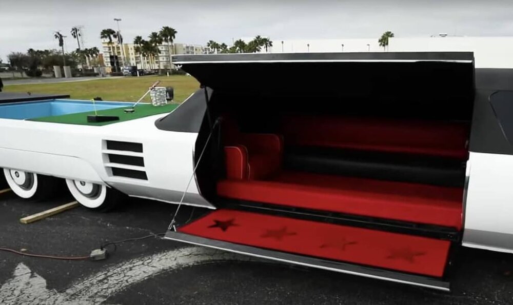 درازترین خودروی جهان به طول ۳۰ متر با امکانات باورنکردنی + ویدئو