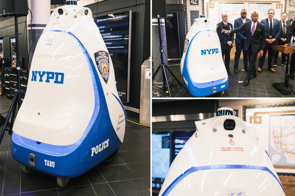 Big Brother؛ آغاز به کار ربات پلیس ۱۸۵ کیلوگرمی در ایستگاه مترو نیویورک + ویدیو