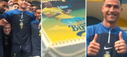سورپرایز همبازی‌های کریستیانو رونالدو در النصر به مناسبت تولد 39 سالگی او