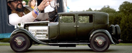رولز رویس کلاسیک جیسون موموآ مدل سال ۱۹۲۹ که برقی شده است + ویدیو