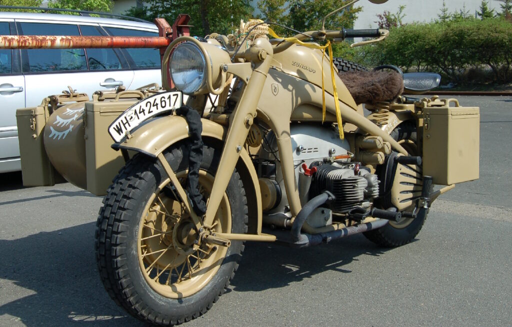 5 مورد از بهترین موتورسیکلت های نظامی تاریخ جنگ