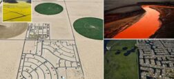 عکس های هوایی عجیب از تغییرات سیاره زمین به دست انسان + تصاویر