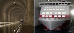 اولین تونل جهان برای عبور کشتی‌ها که قرار است در دل کوه‌های نروژ ساخته شود + ویدیو