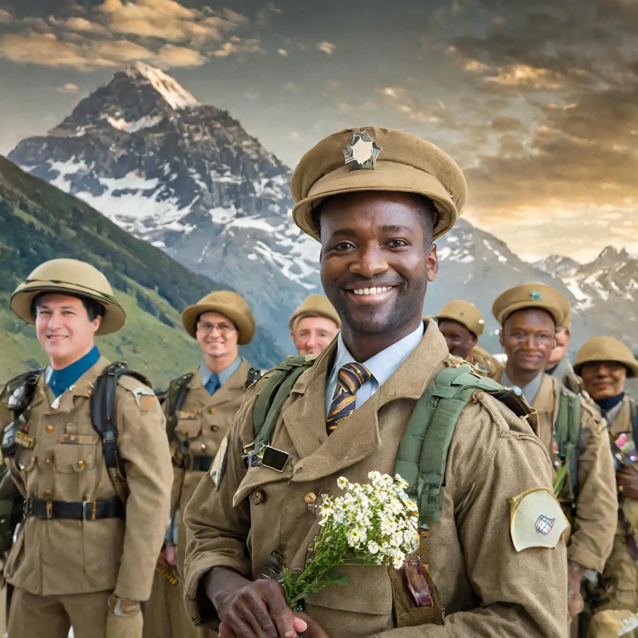 ادوبی فایرفلای سربازان آلمانی را سیاه پوست و پاپ را زن به تصویر کشید