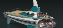 طراحی خیره کننده برای ساخت لاکچری ترین زیردریایی جهان به شکل یک ماهی