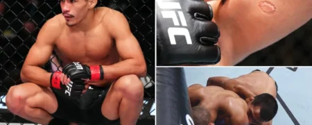 مبارز برزیلی به خاطر گاز گرفتن حریف در اولین مبارزه خود از UFC کنار گذاشته شد + ویدئو