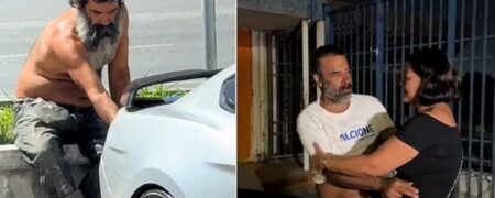 لحظه‌ی احساسی دیدار دوباره‌ی مرد بی‌خانمان و خانواده‌‌اش بعد از ۱۳ سال + ویدیو
