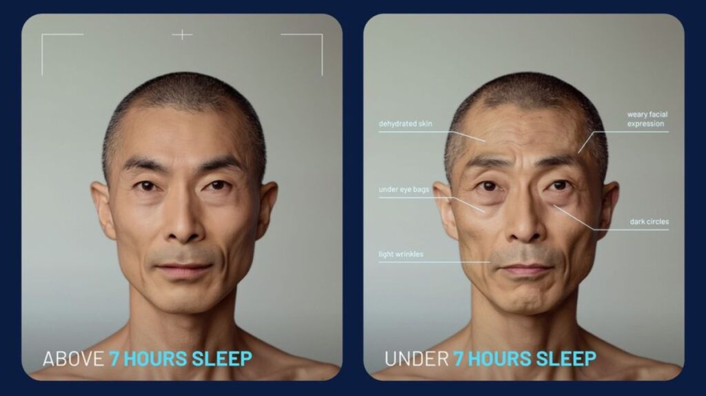 اگر ۷ ساعت خواب شبانه نداشته باشید چه اتفاقی برای صورت شما می افتد؟