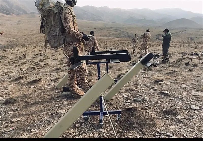 لحظه شلیک جدیدترین پهپاد انتحاری سپاه + ویدئو