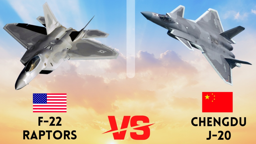 مقایسه اف-۲۲ رپتور آمریکایی با جی-۲۰ چنگدو چینی؛ کدام جت جنگنده پنهانکارتر است؟