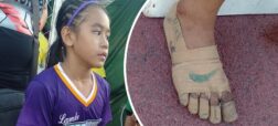 ماجرای دختر فیلیپینی که با کفشهایی که روی پاهایش نقاشی کرده بود ۳ مدال طلا برنده شد