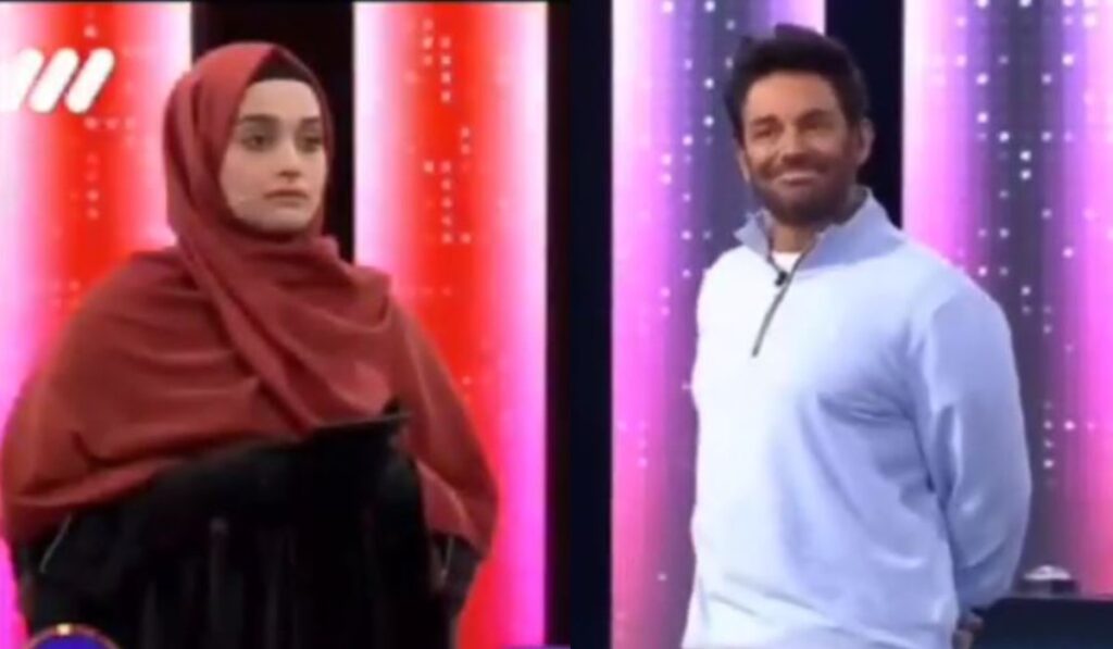 واکنش خنده‌دار محمدرضا گلزار به سوتی شرکت‌کننده زن مسابقه «پانتولیگ» + ویدیو