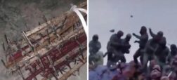درگیری مرزی سربازان چین و هند به سبک جنگ‌های قرون وسطایی + ویدیو