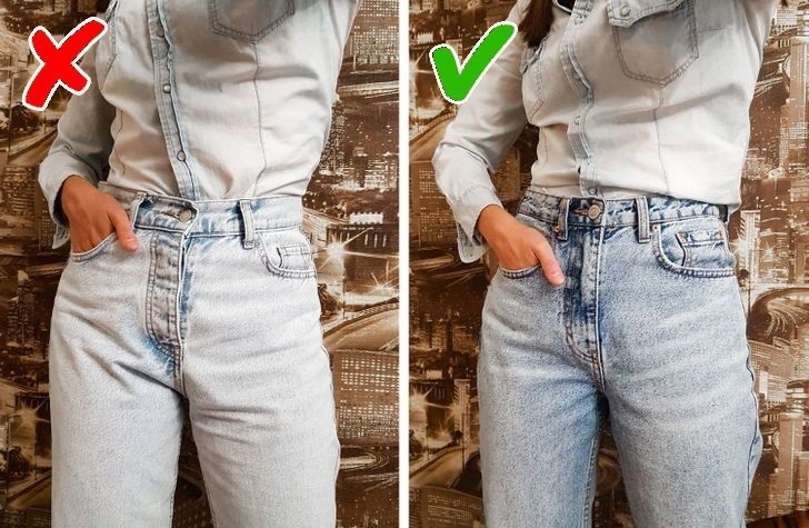 14 اشتباه رایج خانم ها در پوشیدن شلوار جین