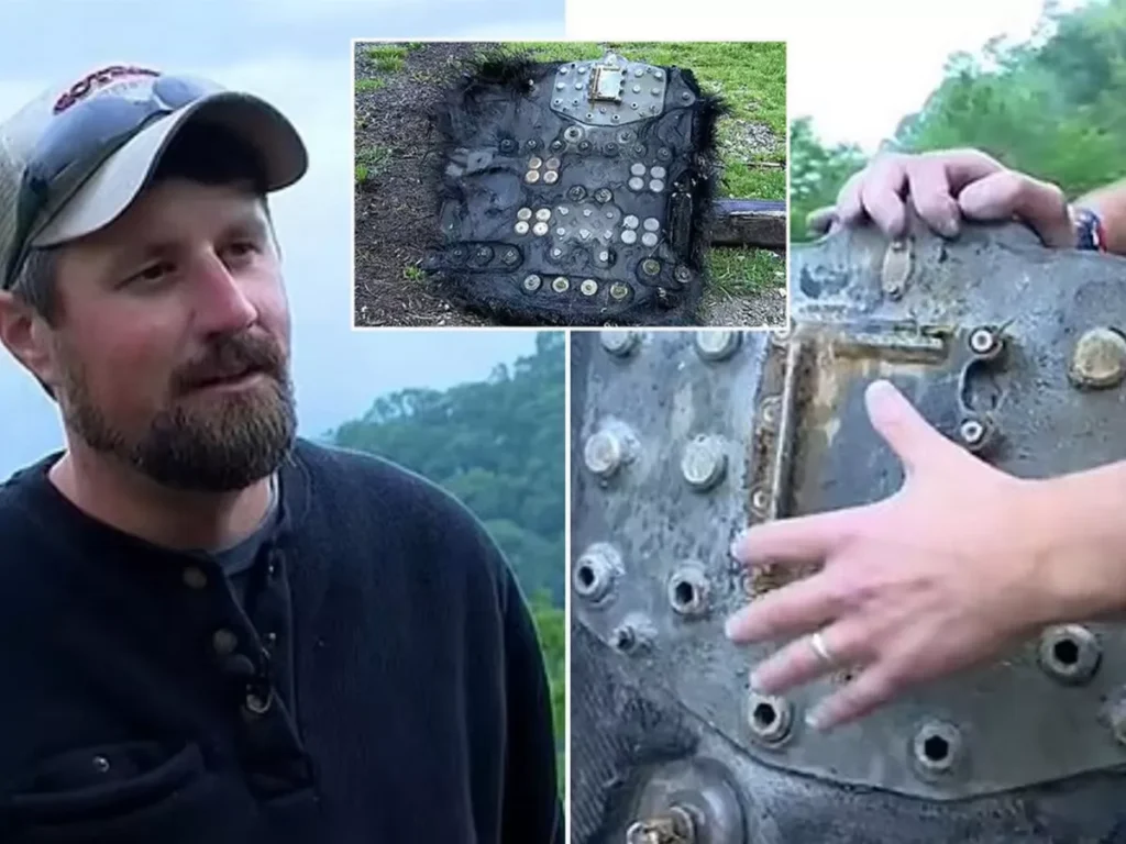 مردی آمریکایی که یک «بشقاب پرنده» عجیب را در باغچه اش پیدا کرده است + ویدیو