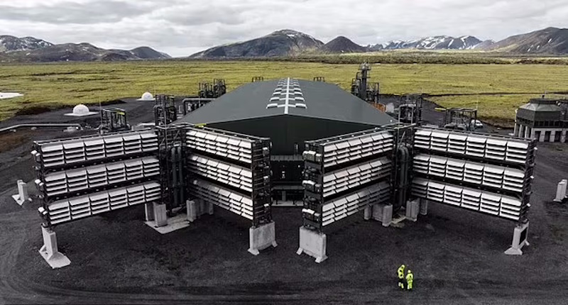 رونمایی از «ماموت»؛ نیروگاه عظیم مکش CO2 از هوا در ایسلند