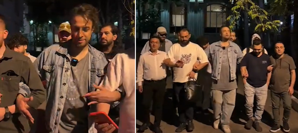 اجرای خیابانی عجیب بنیامین بهادری باز هم او را سوژه کرد + ویدئو