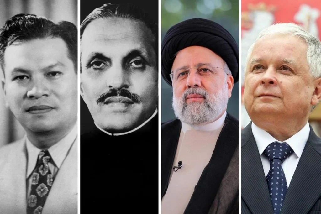 مقامهای بلندپایه کشورهای مختلف که در سانحه هوایی جان باختند + اینفوگرافی