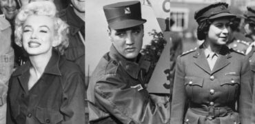 تصاویر این سلبریتی‌های محبوب تاریخ را در لباس‌های نظامی ببینید