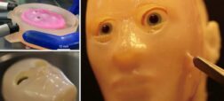 ربات انسان‌نمای عجیب ژاپنی با صورتی از جنس پوست واقعی انسان
