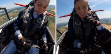 لحظه هولناک باز شدن سقف کابین و تجربه نفسگیر خلبان زن برای کنترل هواپیما + ویدیو