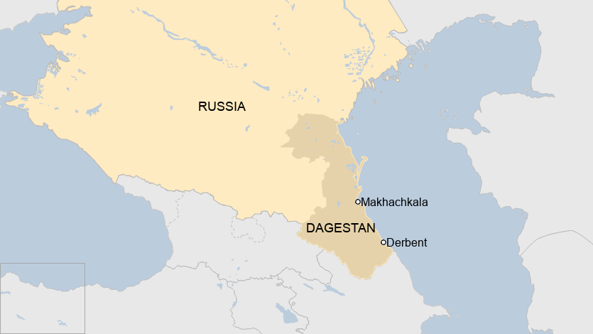 لحظات هولناک حملات مرگبار در داغستان روسیه + ویدئو