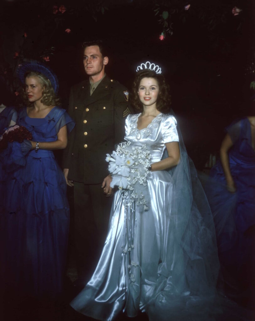 تصاویر ماندگار از جشن عروسی ستاره های قدیمی هالیوود