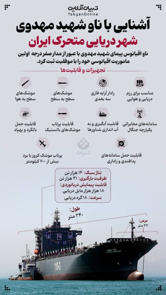 مورد عجیب ناو لجستیکی شهید مهدوی