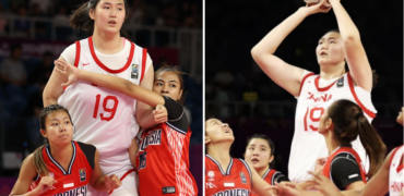 پدیده بسکتبال زنان چین با ۲ متر و ۲۰ سانتیمتر قد که توجهات را به خود جلب کرده است