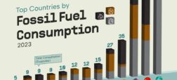 کشورهایی که بیشترین مصرف سوخت‌ های فسیلی را در سال 2023 داشتند
