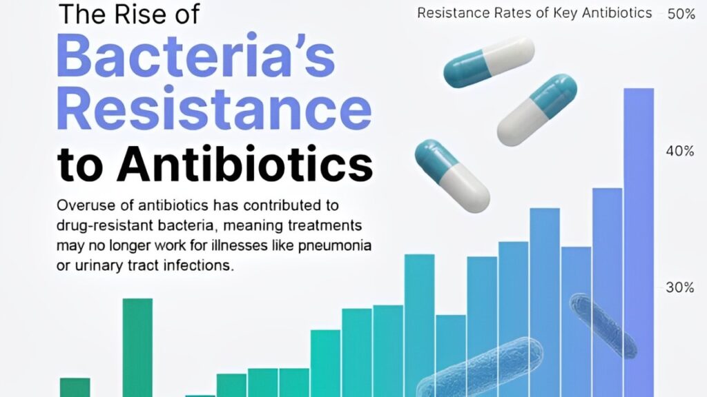 روند افزایش مقاومت به آنتی‌بیوتیک‌ها از سال ۲۰۰۱ تا ۲۰۲۰ + اینفوگرافی