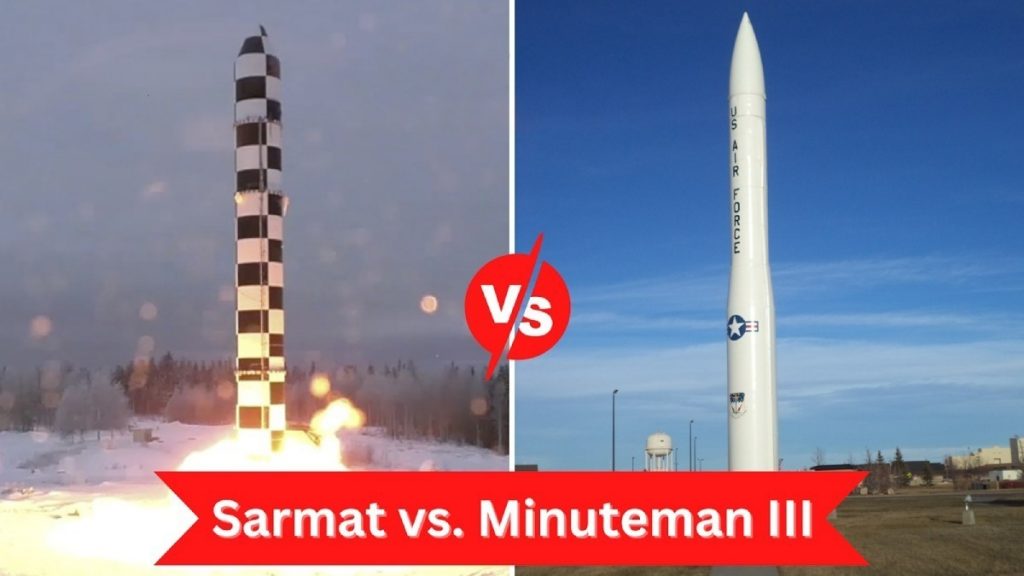 مقایسه موشک‌های بالستیک قاره پیمای RS-28 Sarmat و Minuteman III