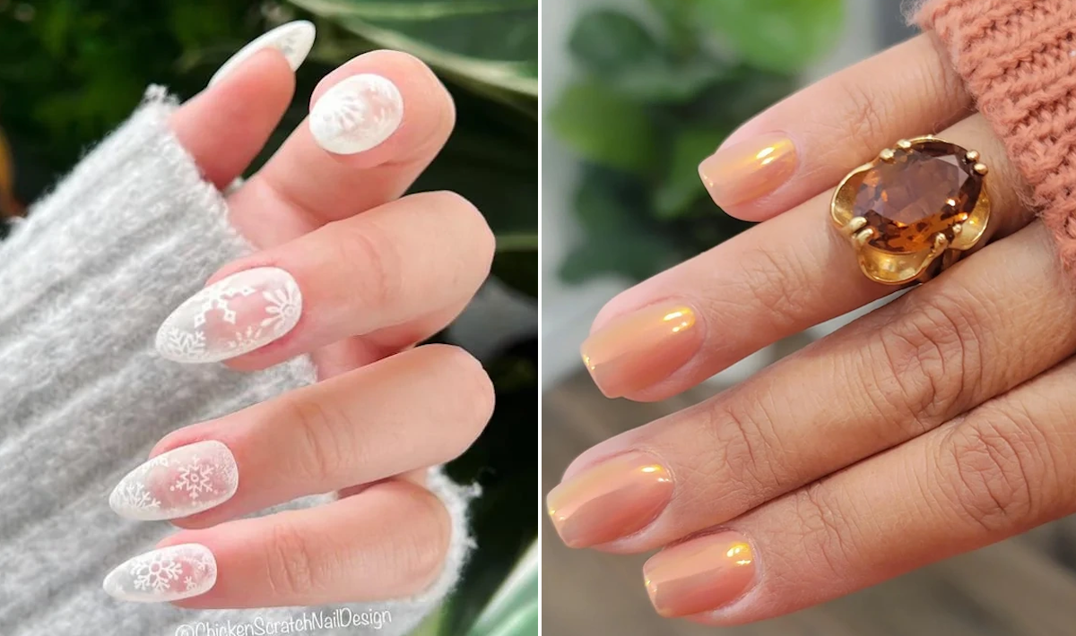 20 طرح ترند مانیکور ناخن زمستانی