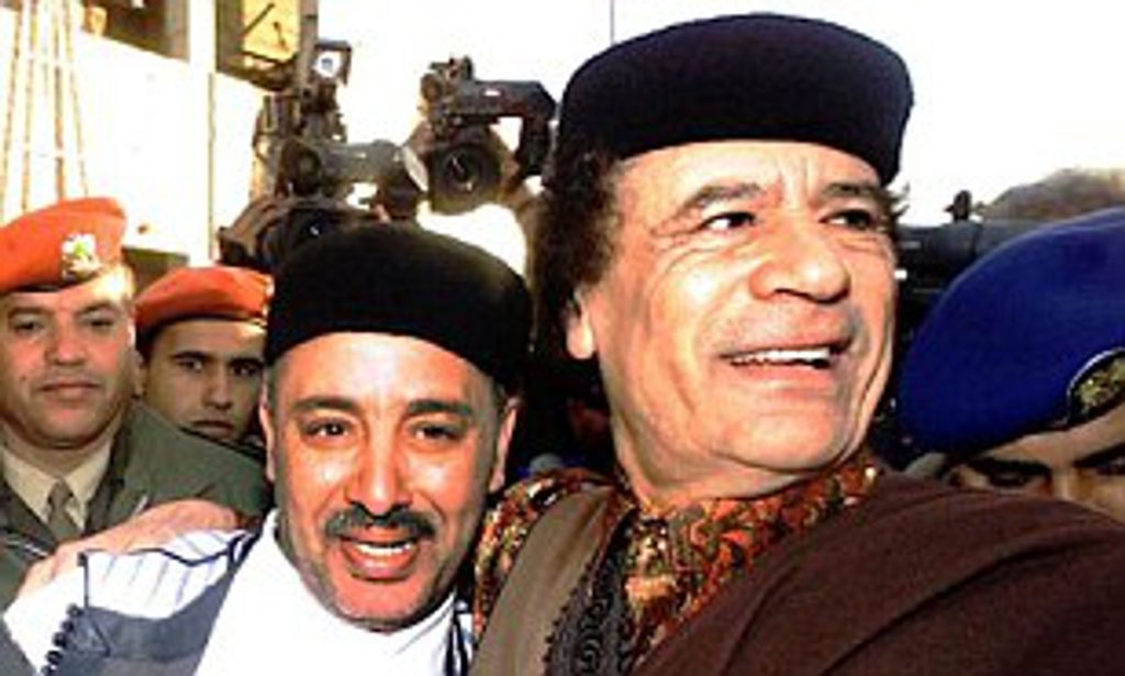 Lamin Khalifa Fhima and gaddafi