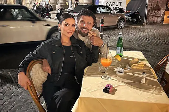 بیژن مرتضوی و همسرش
