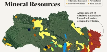 نگاهی به ذخایر منابع معدنی اوکراین که دونالد ترامپ به دنبال آن است + نقشه