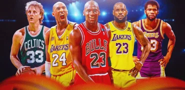 ۱۰ بازیکن برتر تاریخ بسکتبال NBA همراه با افتخارات و رکوردهای هر کدام [رتبه‌بندی]