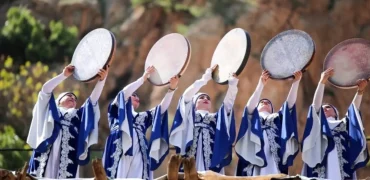 تصاویر زیبا از جشن بزرگ «هزار دف» در کردستان