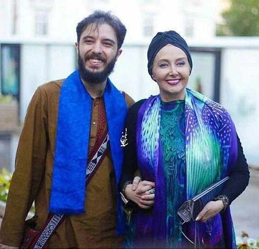 کتایون ریاحی و پسرش