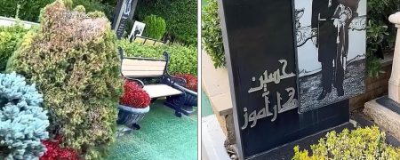تصاویری باورنکردنی از لاکچری‌ترین قبرستان ایران در حوالی لواسانات + ویدیو