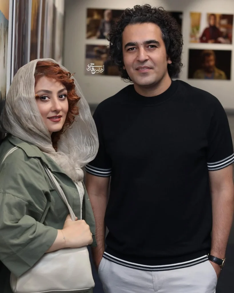 الهام طهموری و همسرش