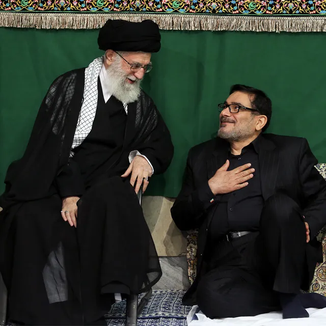 علی شمخانی و آیتالله خامنهای