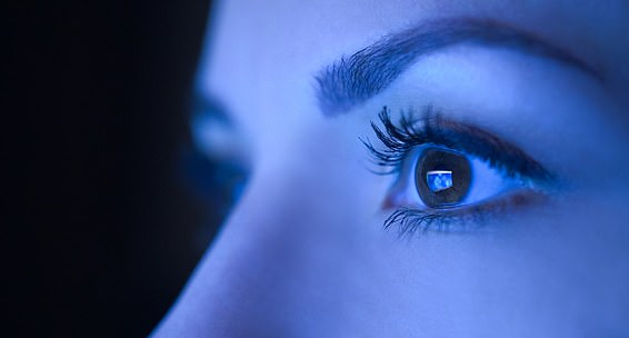 نور آبی