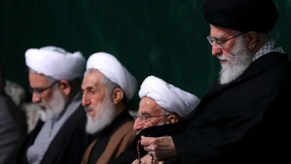 آیت الله خامنه ای احمد جنتی و کاظم صدیقی
