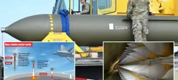بمب سنگرشکن GBU-57 با بمب افکن های B-2