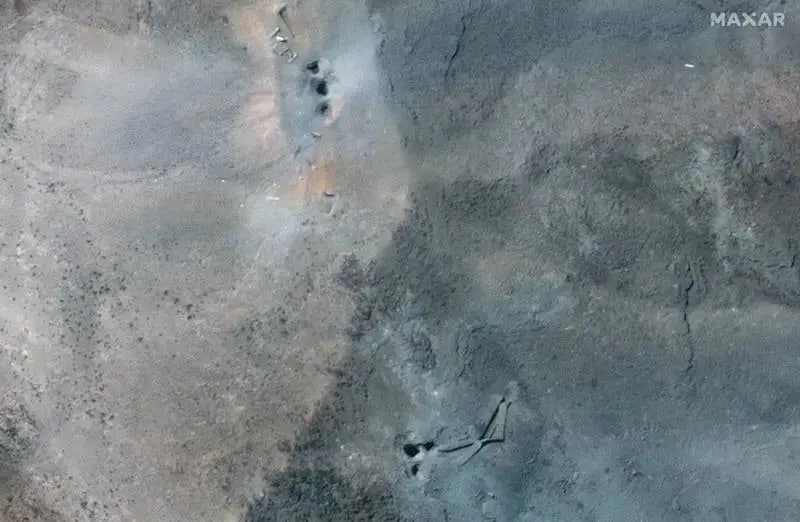تصویر فردو پس از حمله آمریکا