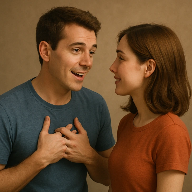 ابراز احساسات مرد