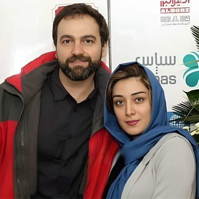 آرش مجیدی و همسرش